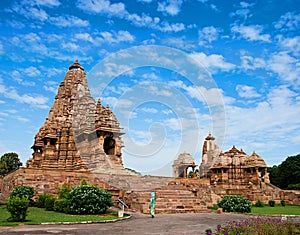 Kandariya Mahadeva Temple, Khajuraho, India.