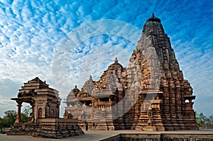 Kandariya Mahadeva Temple, Khajuraho, India,UNESCO heritage site photo