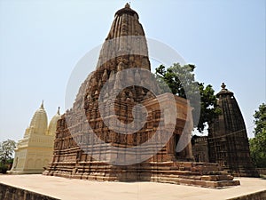 Kandariya Mahadeva Temple, Western Group of Temples, Khajuraho, Madhya Pradesh, India. it`s an UNESCO world heritage site