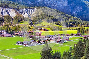 Kandersteg, mountains panorama, Switzerland