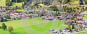 Kandersteg, mountains panorama, Switzerland