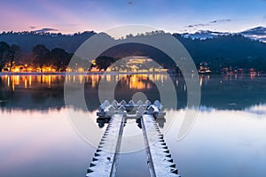 Kandy Lake and the Temple of the Sacred Tooth Relic