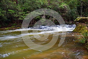 The Kangaroo River at Belmore Falls, NSW, Australia