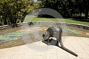 Kangaroos Statue - Perth - Australia