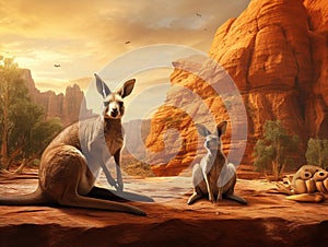 Kangoroo with