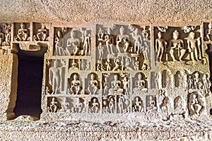 Kanheri Caves, dating from the 1st century BC to the 10th century CE, are a group of caves and rock-cut monuments cut into a