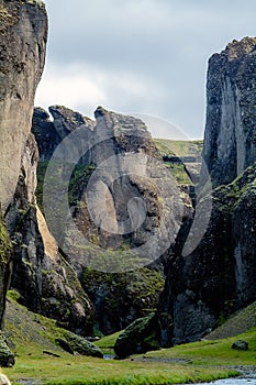 Kanion islandia Kanion fjadrargljufur, Islandia photo