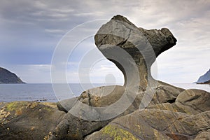 Kannensteinen rock in Norway