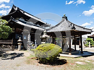 The Kannon-do hall of Miidera, temple number 14 of the Saigoku Kannon pilgrimage