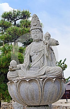 Kannon statue on Miyajima island