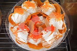 Kanom Buang - Thai Style Crispy Tart, Thai sweetmeat