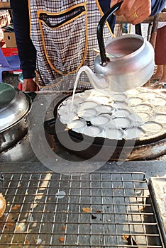 Coconut rice hotcake