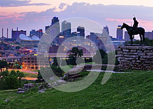 Kansas City Skyline at Dawn