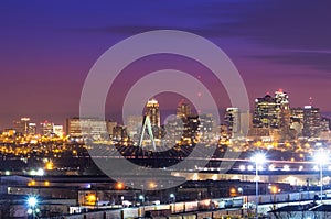 Kansas City Skyline with Kit Bond Bridge