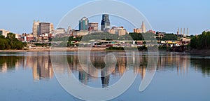 Kansas City skyline panorama.