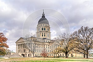 Kansas State Capitol Building in Topeka, Kansas