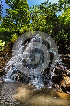 Kanto Lampo Waterfall on Bali island Indonesia