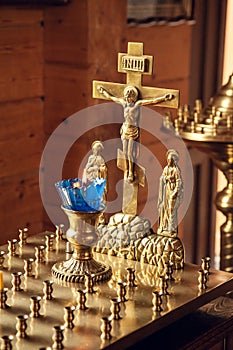 Kanun or Eve is a place for commemoration of the dead in an Orthodox Church photo