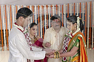 Kanya Daan Ritual in Indian Hindu wedding