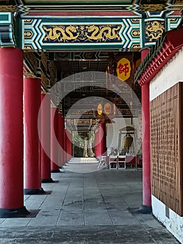 Kaohsiung city temple of Confucius, traditional Chinese buildig