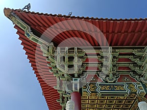 Kaohsiung Zuoying Confucius Temple Ta Cheng Palace Eaves, Traditional Chinese Building, Classical Chinese Colour