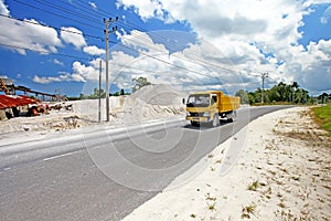 Kaolin Lakes at Belitung, Indonesia.