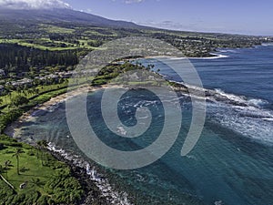 Kapalua Bay aerial