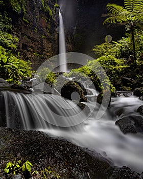 Kapas Biru waterfall