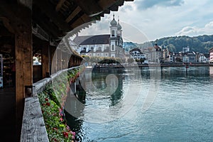 KapellbrÃ¼cke und Jesuitenkirche Luzern