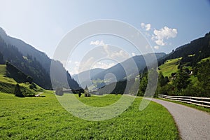 Kapellen weg in Grossarl valley in the Austrian Alps, Austria