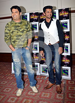 Kapil Sharma and Sunil Grover in Bhopal, India