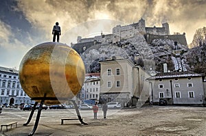 The Kapitelplatz in Salzburg