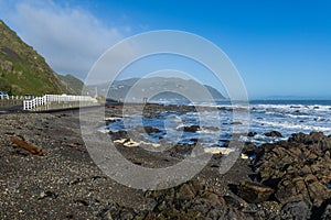 Kapiti Coast Rocky Beach