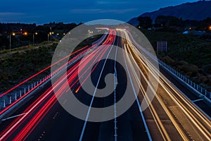 Kapiti Expressway Light Trails