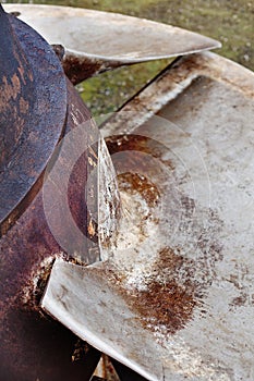 Kaplan turbine from a hydro electric power station photo