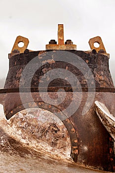 Kaplan turbine from a hydro electric power station photo