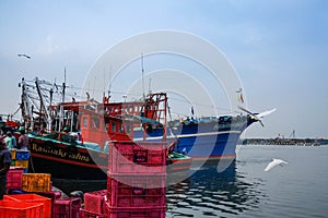 Kappad harbour in calicut kerala