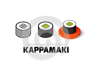 Kappamaki icon in different style