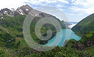 Kaprun Dam, Mooserboden lake