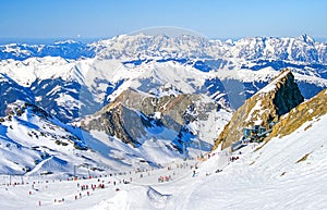 Kaprun ski resort in Austria