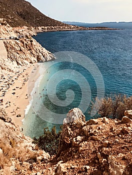 Kaputa? Beach is a small beach between Ka? and Kalkan in southwestern Turkey