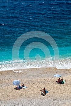 Kaputas beach in the Turkish Mediterranean