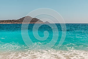 Kaputash beach is the best beach in Turkey. Mediterranean Sea