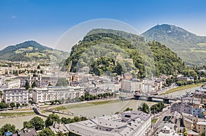 Kapuzinerberg hill at Salzburg, Austria