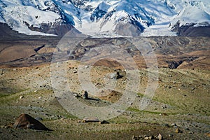 Kara Kul Lake landscape