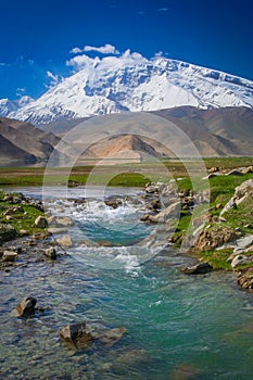 Kara Kul Lake outflow