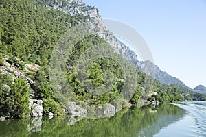 Karacaoren Lake And Mountainous Coastline