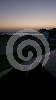 Karachi Beach Sunset