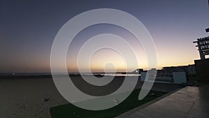 Karachi Beach Sunset