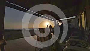 Karachi Beach Sunset